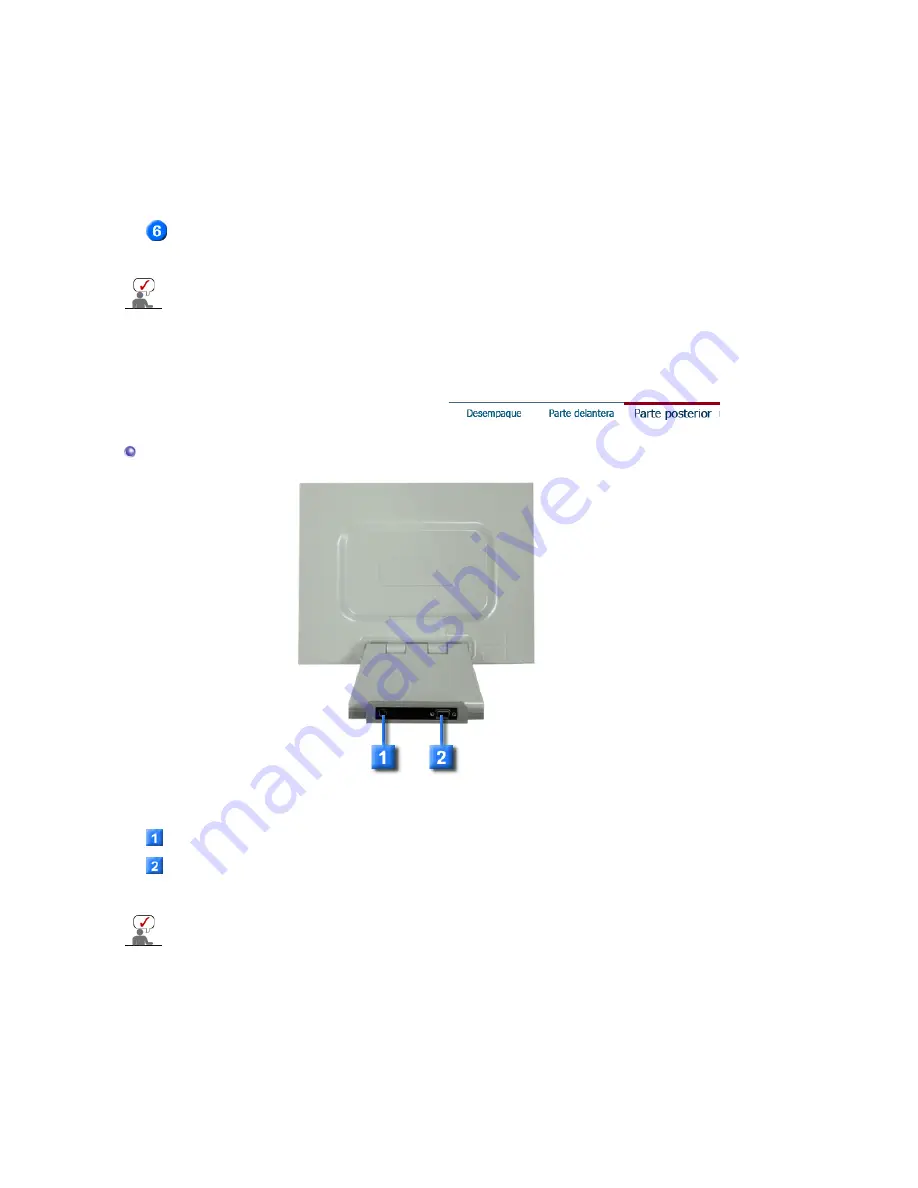 Samsung SyncMaster 151X (Spanish) Manual Del Usuario Download Page 12