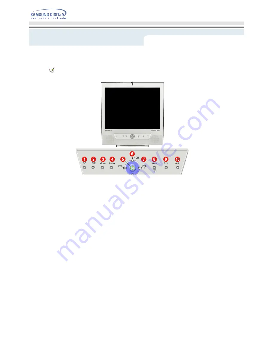 Samsung SyncMaster 152MP User Manual Download Page 10