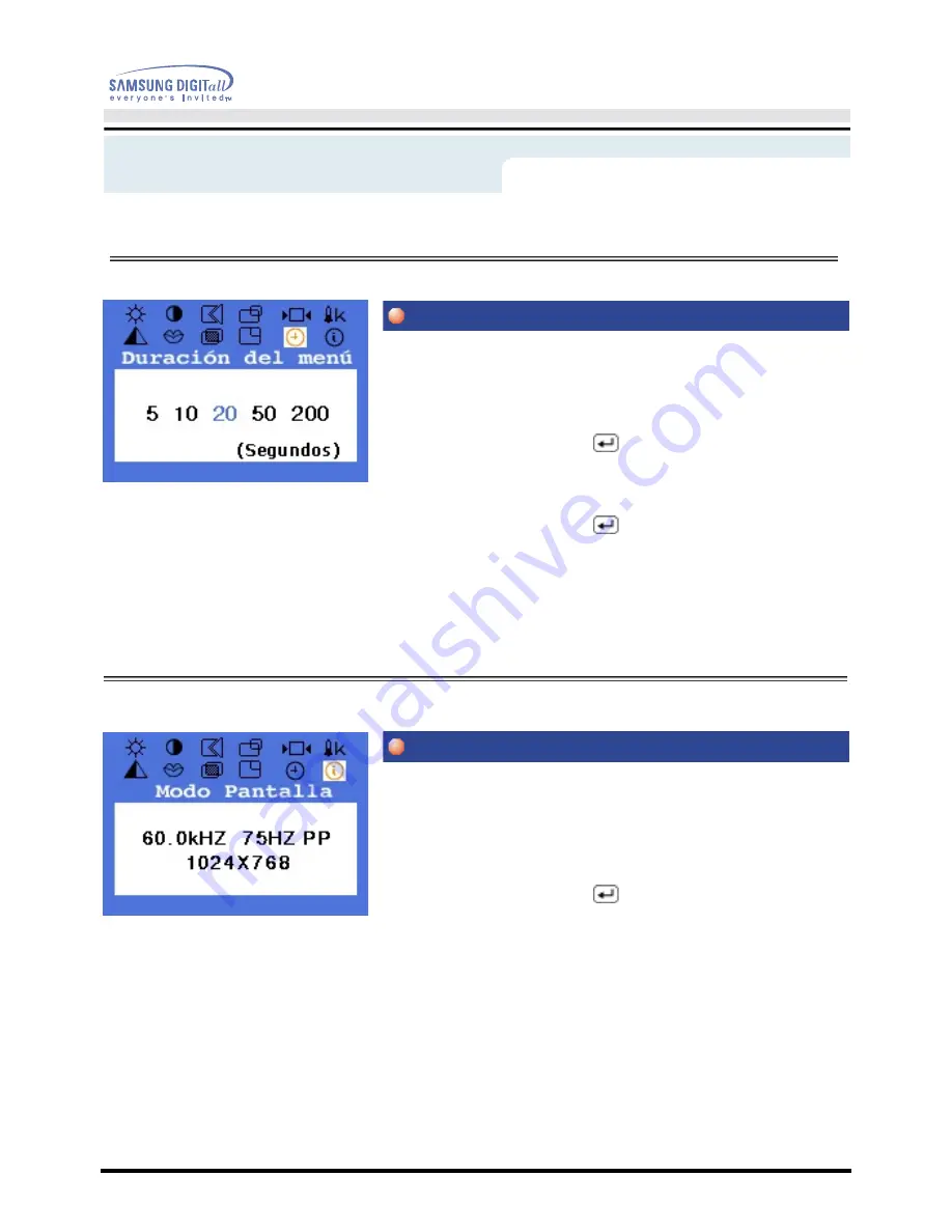 Samsung SyncMaster 171V (Spanish) Manual Del Usuario Download Page 47