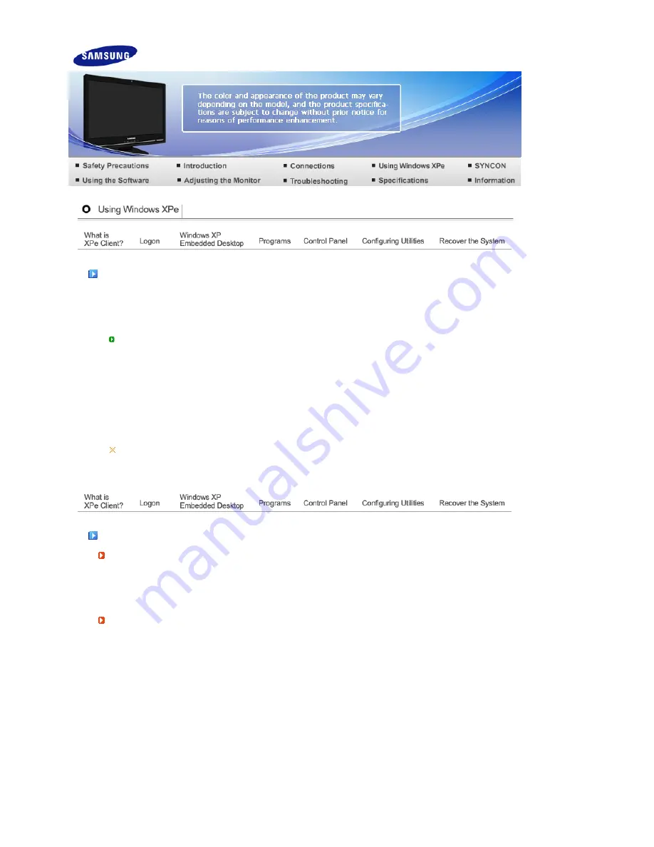 Samsung SyncMaster 220TN User Manual Download Page 24