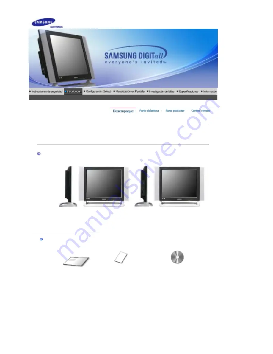 Samsung SyncMaster 730MP (Spanish) Manual Del Usuario Download Page 9