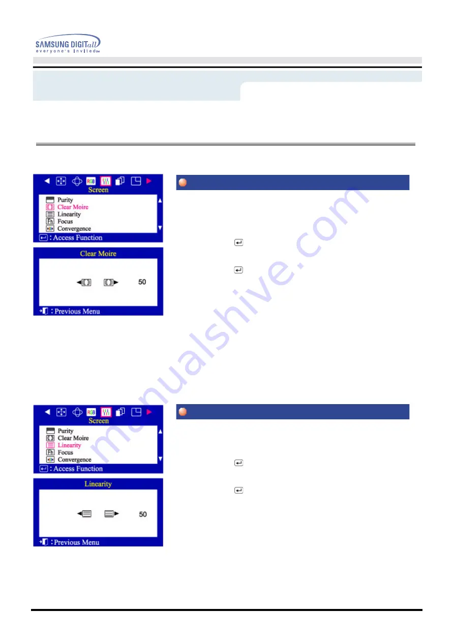 Samsung SyncMaster 900NF User Manual Download Page 34