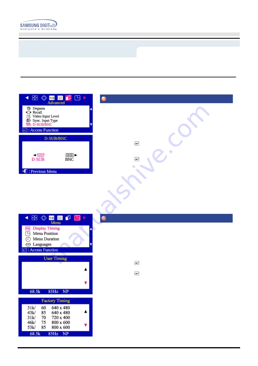 Samsung SyncMaster 900NF User Manual Download Page 38