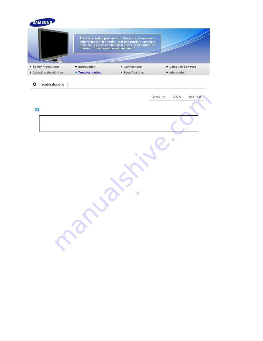 Samsung SyncMaster 906CW User Manual Download Page 38