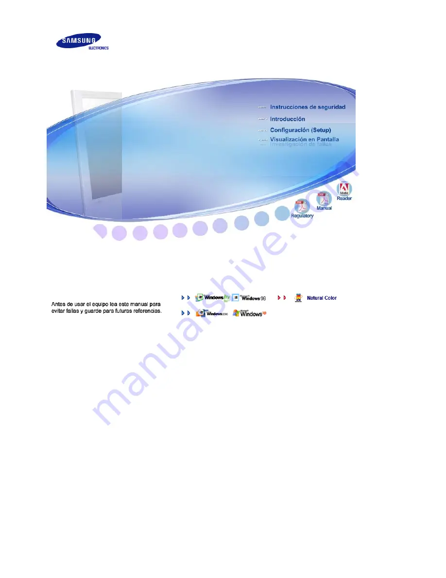 Samsung SYNCMASTER 932MP (Spanish) Manual Del Usuario Download Page 1