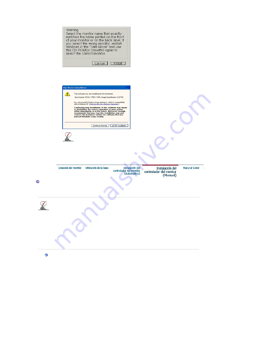 Samsung SyncMaster 940MG (Spanish) Manual Del Usuario Download Page 26