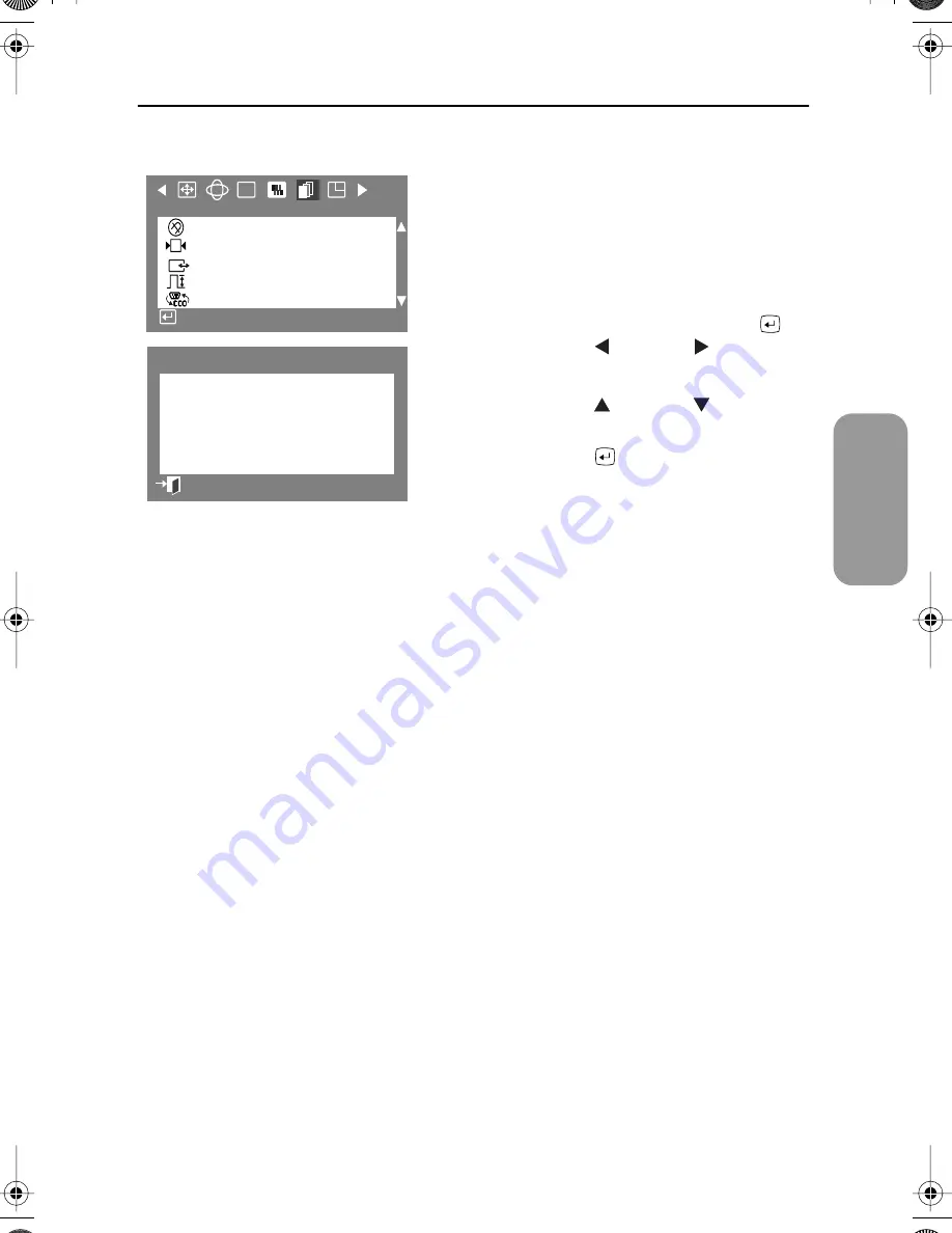 Samsung SYNCMASTER PG17IS (Spanish) Manual Del Usuario Download Page 19