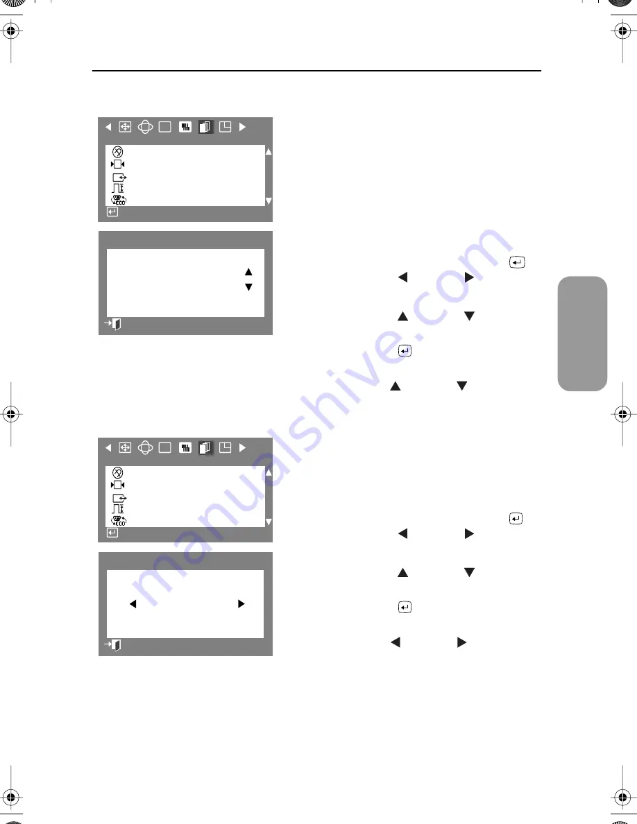 Samsung SYNCMASTER PG17IS (Spanish) Manual Del Usuario Download Page 21