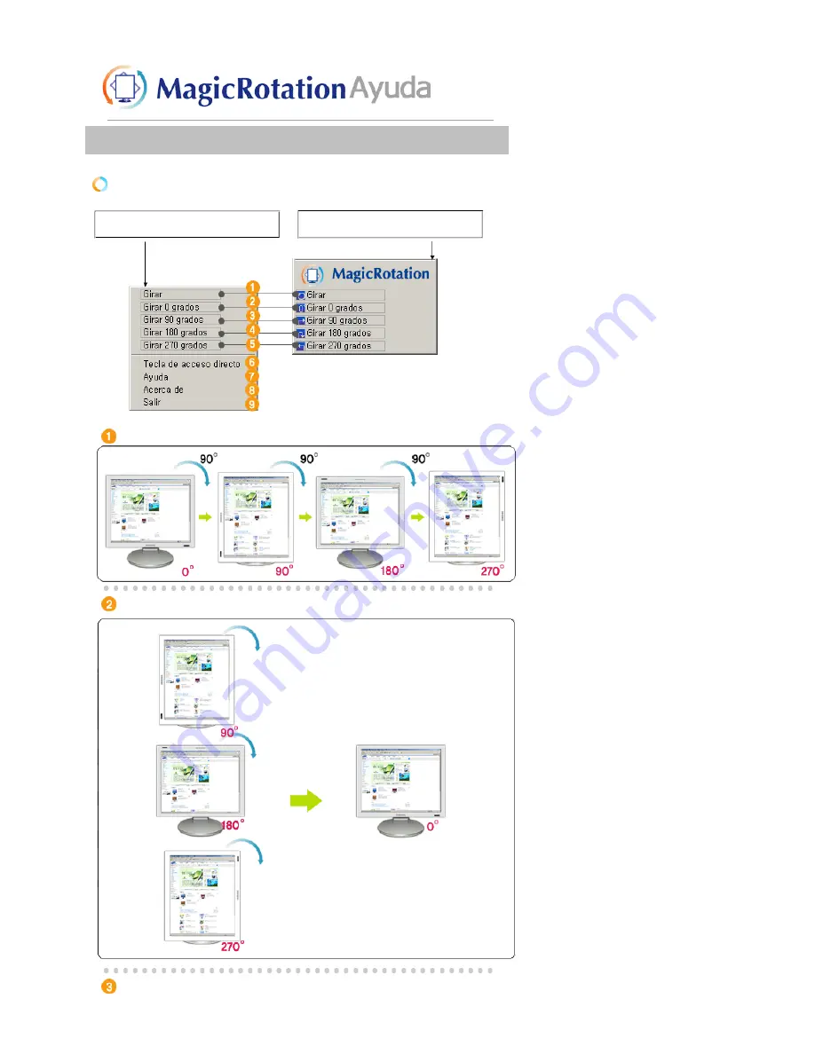 Samsung SyncMaster XL20 (Spanish) Manual Del Usuario Download Page 42