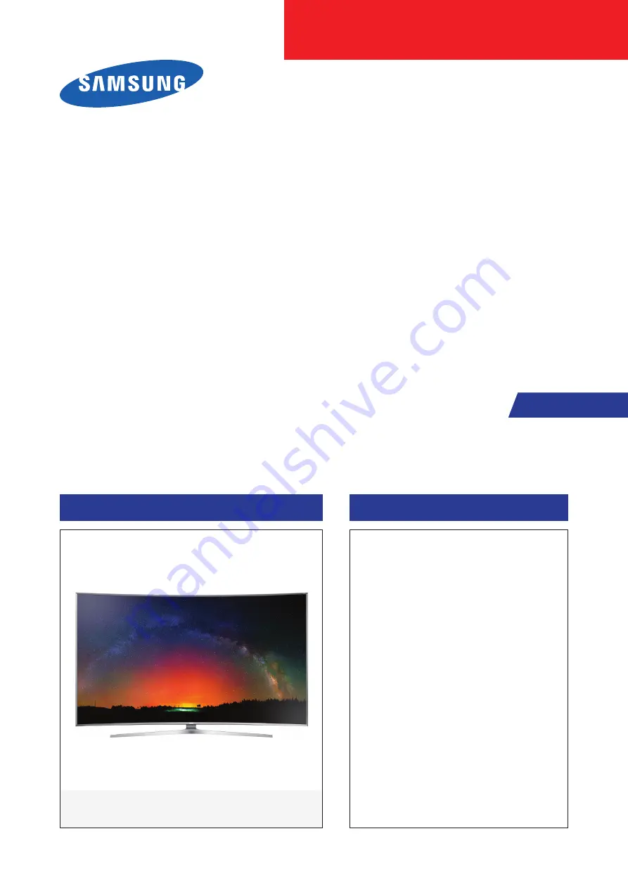 Samsung UE48JS9000L Service Manual Download Page 1