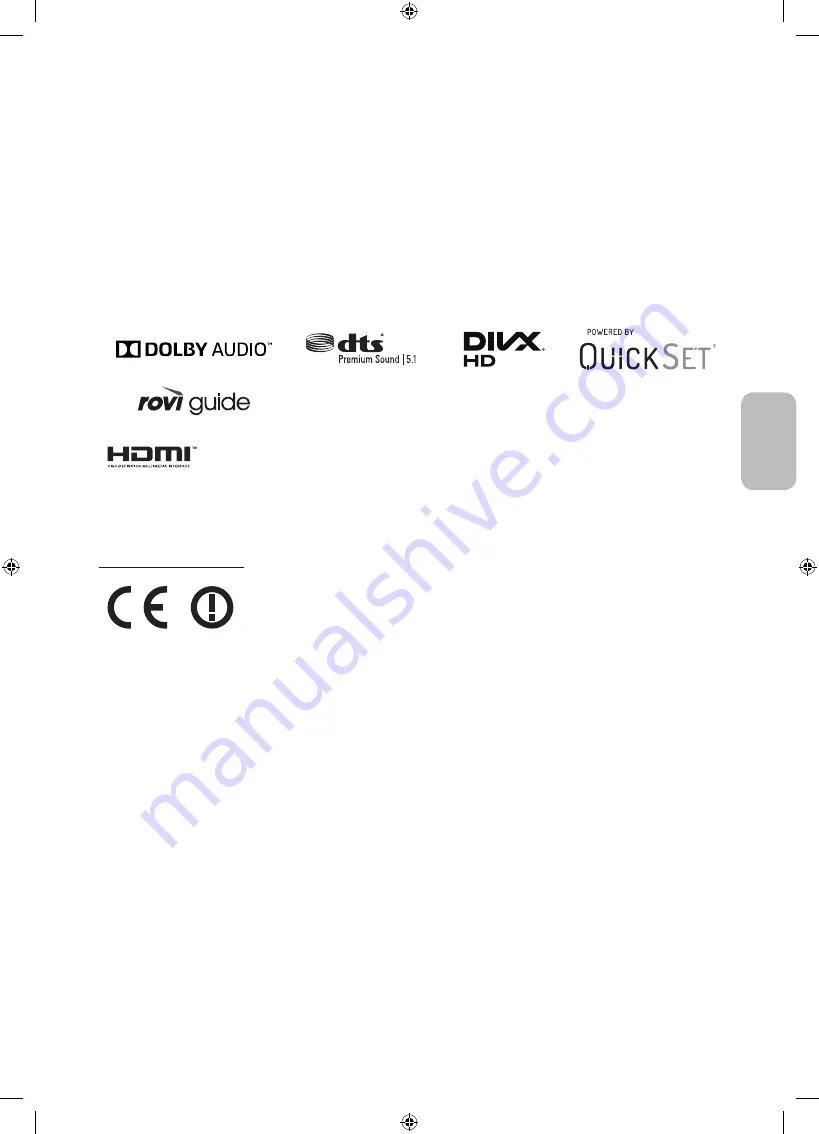 Samsung UE49MU7042 Скачать руководство пользователя страница 259