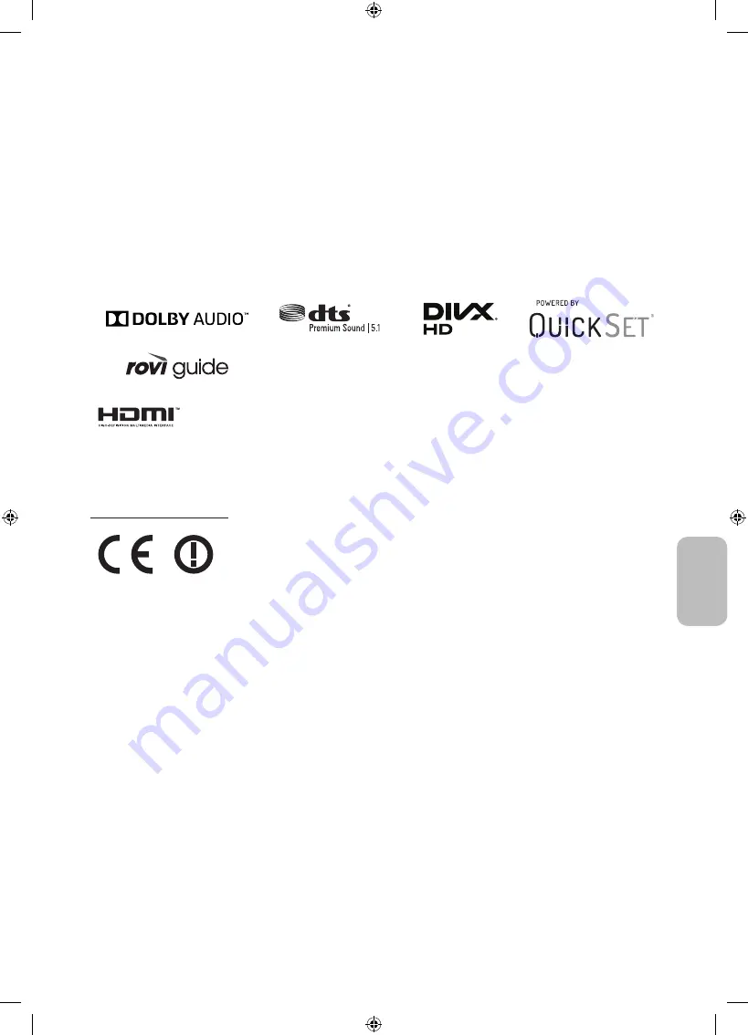 Samsung UE49MU7042 Скачать руководство пользователя страница 299