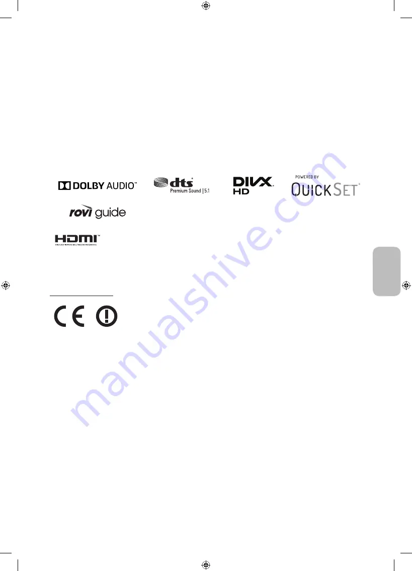 Samsung UE49MU8000 User Manual Download Page 279