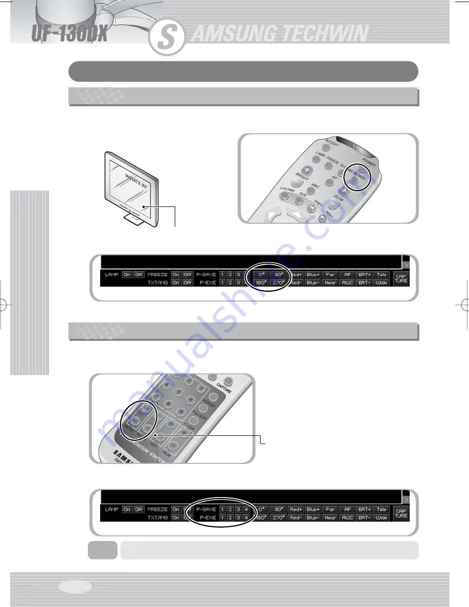 Samsung UF-130DX User Manual Download Page 24