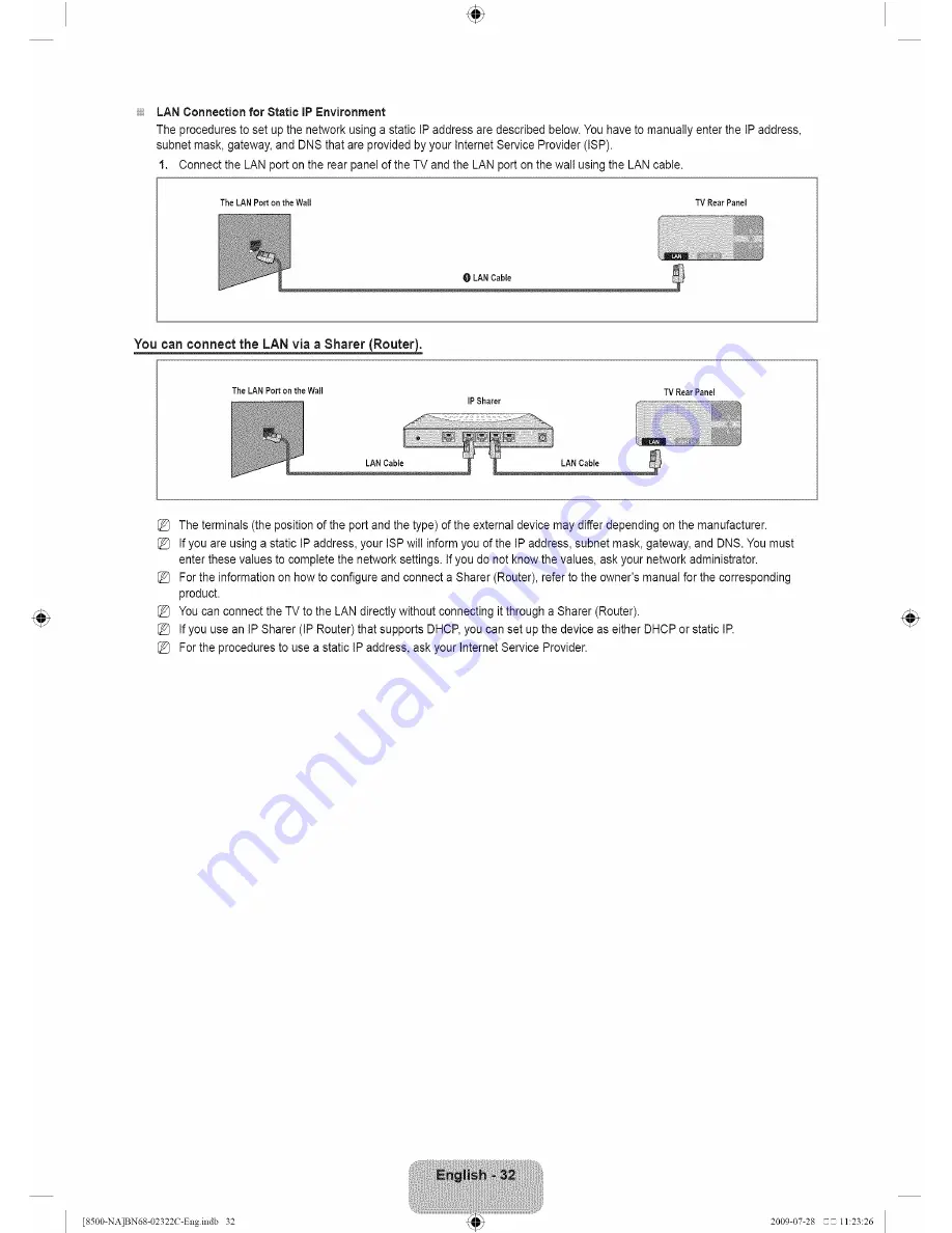 Samsung UN46B8500 User Manual Download Page 34