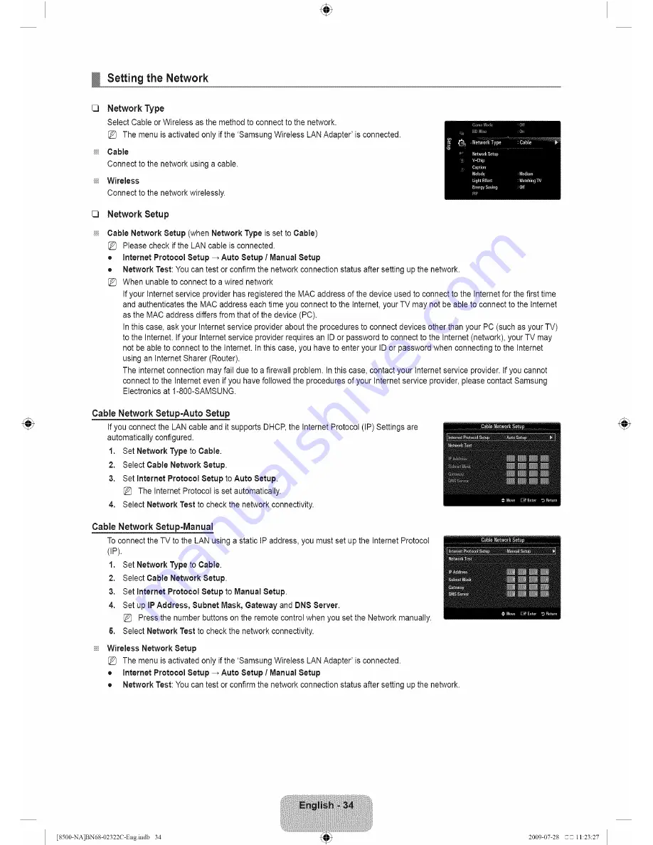 Samsung UN46B8500 User Manual Download Page 36