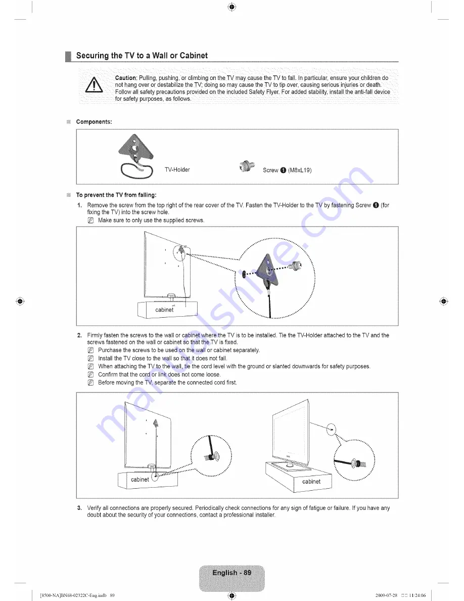 Samsung UN46B8500 User Manual Download Page 91