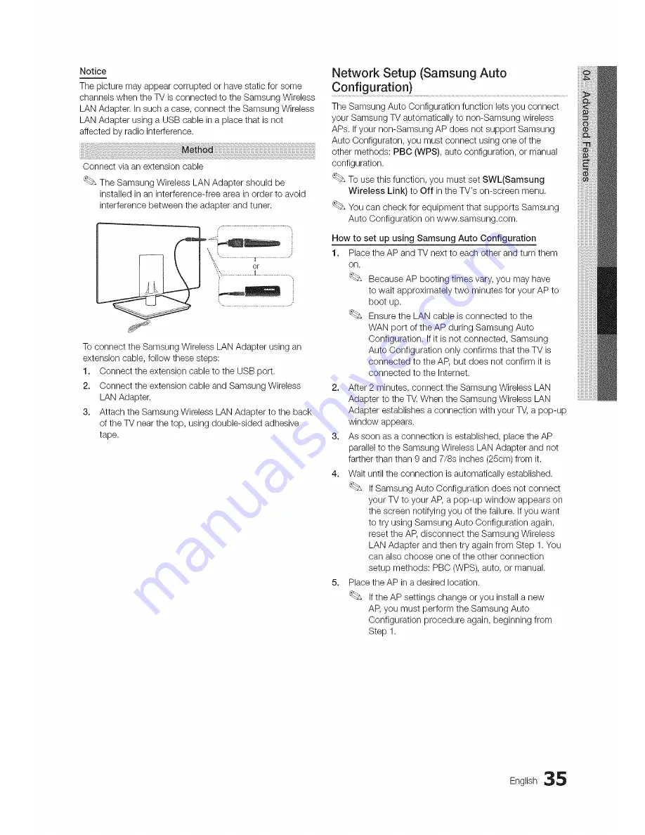 Samsung UN46C9000 Series User Manual Download Page 35