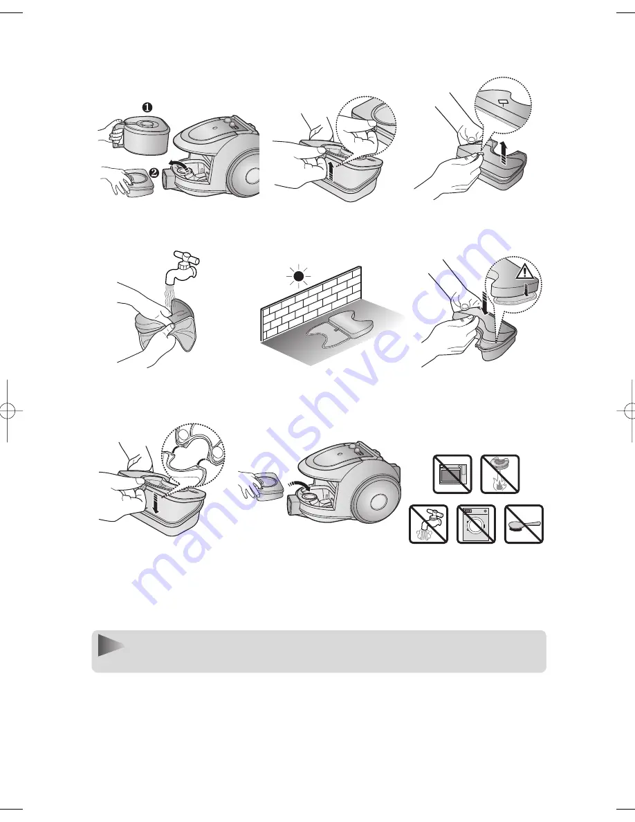 Samsung Vacuum cleaner Operating Instructions Manual Download Page 42