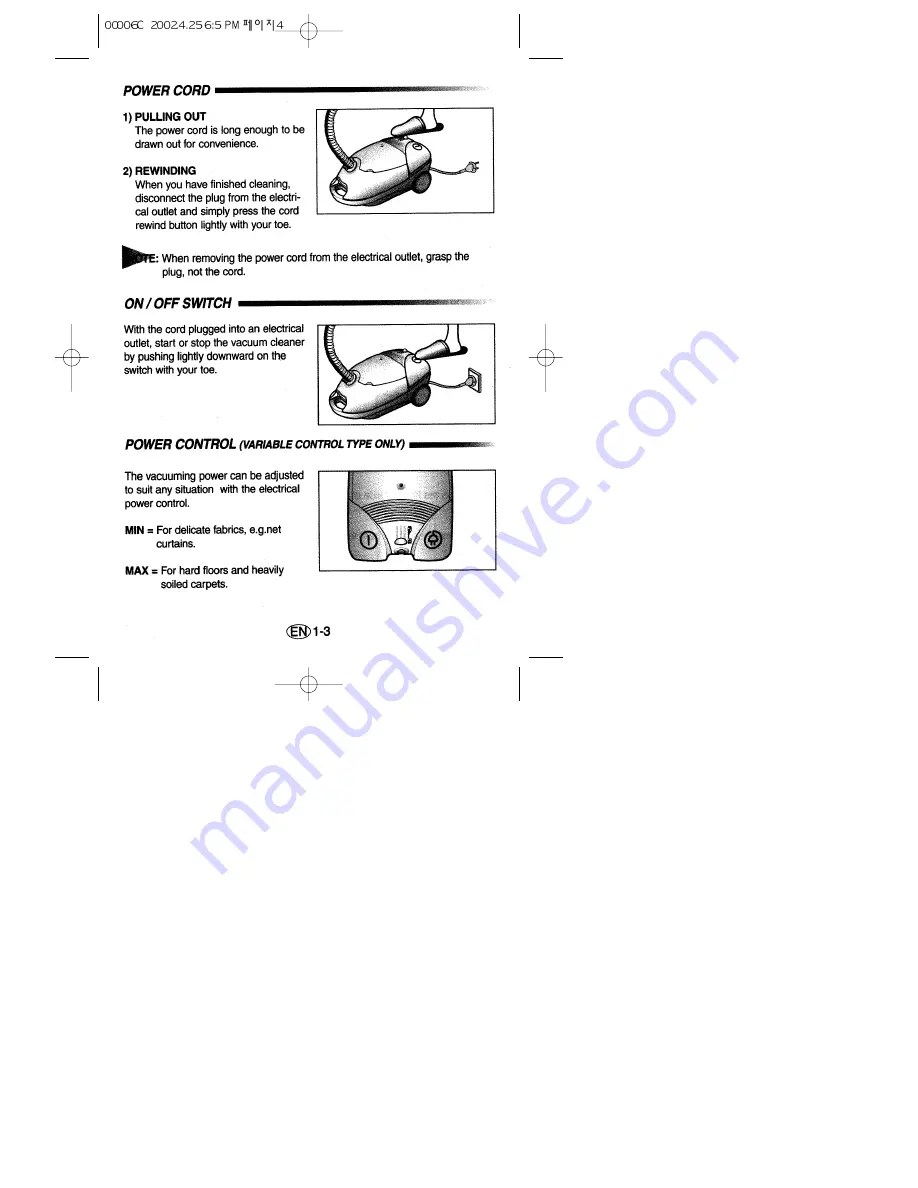 Samsung VC-7424V Operating Instructions Manual Download Page 4