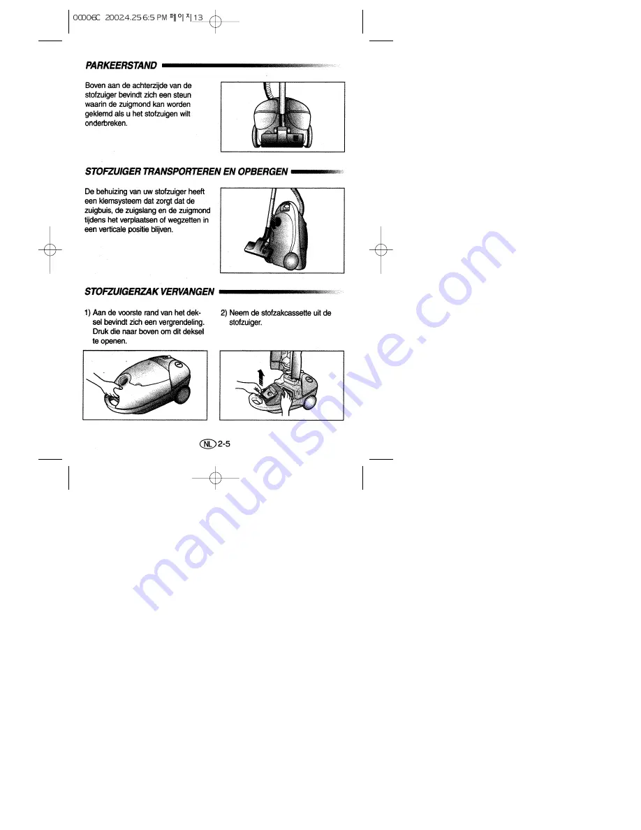 Samsung VC-7424V Operating Instructions Manual Download Page 13