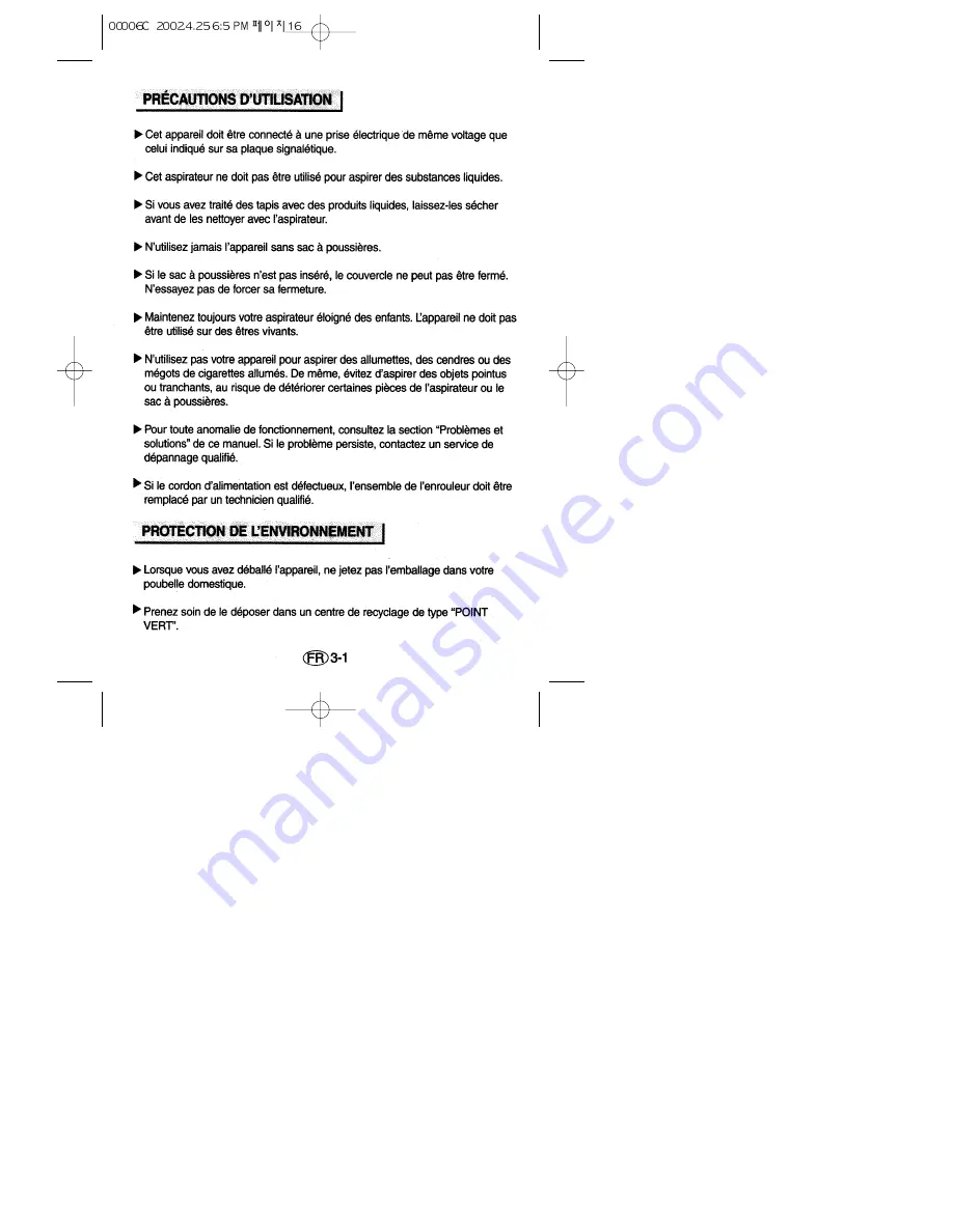 Samsung VC-7424V Operating Instructions Manual Download Page 16