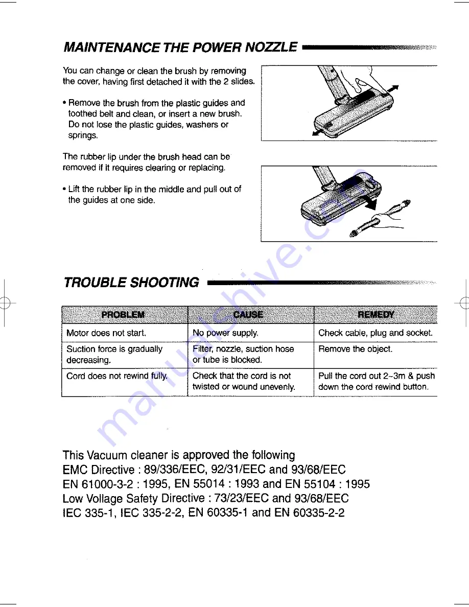 Samsung VC-7715VP Operating Instructions Manual Download Page 9