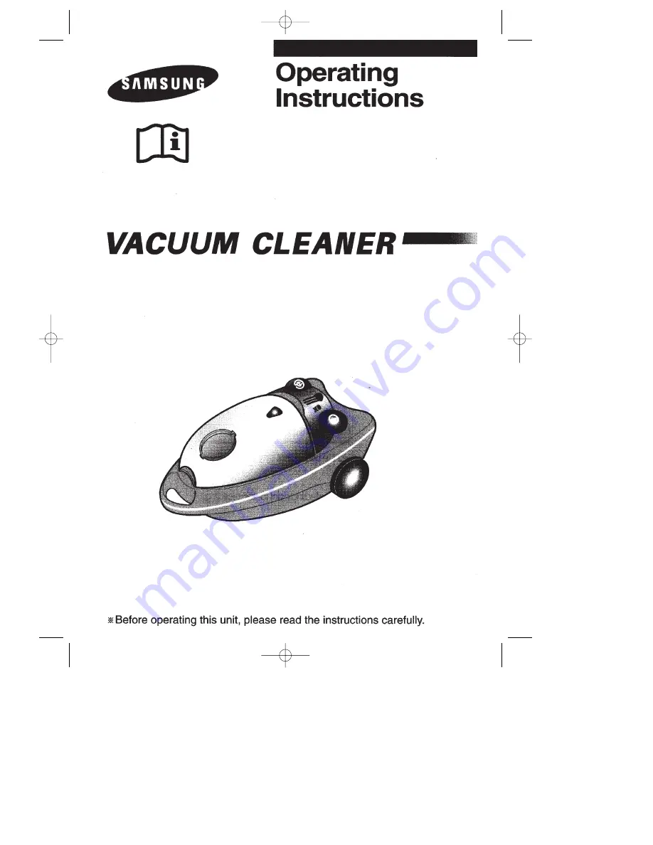 Samsung VC-7726V Operating Instructions Manual Download Page 1