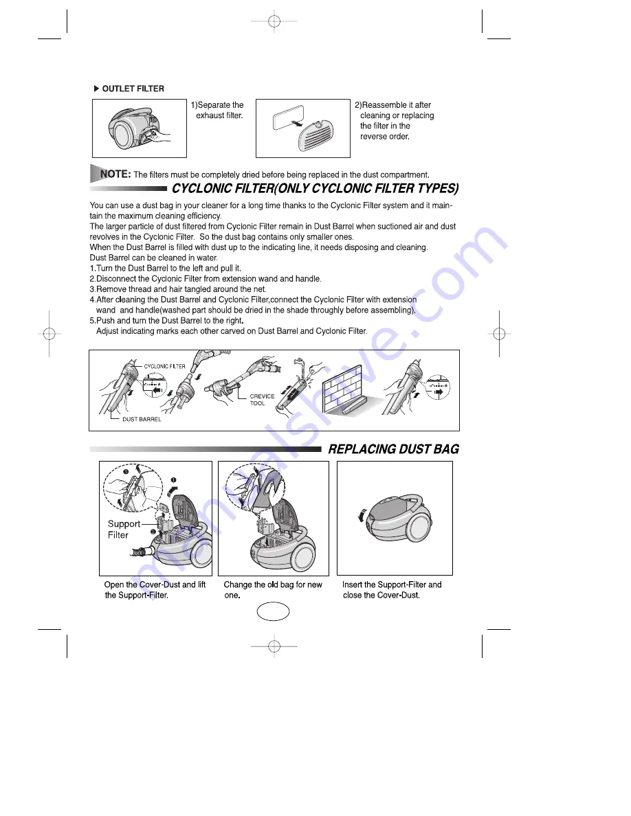 Samsung VC-8614V Operating Instructions Manual Download Page 7