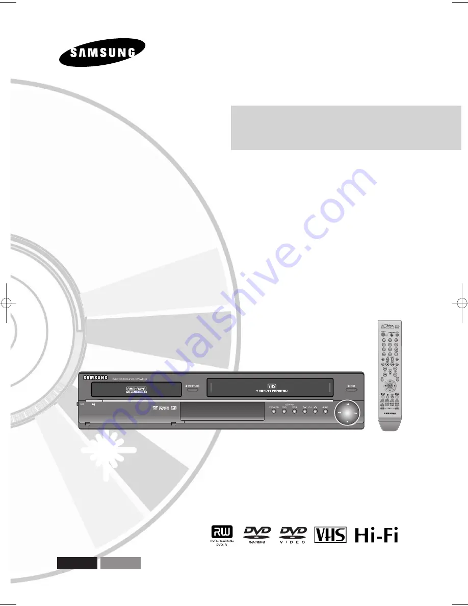 Samsung VR330 - DVD - DVDr/ VCR Combo Скачать руководство пользователя страница 100