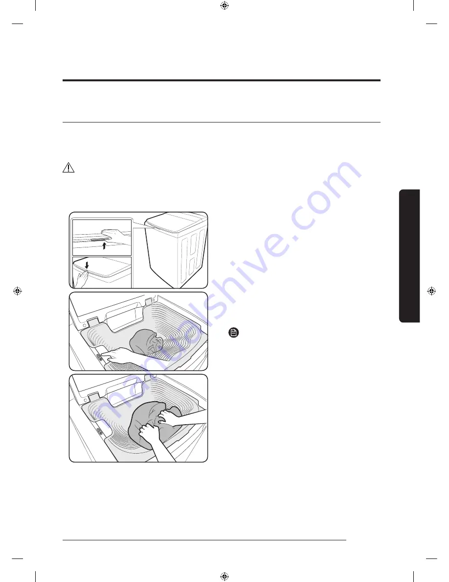 Samsung WA11M8700 Series User Manual Download Page 21