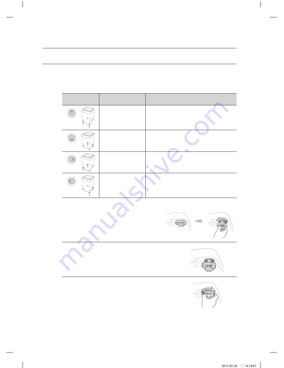 Samsung WA12F7S5 User Manual Download Page 22