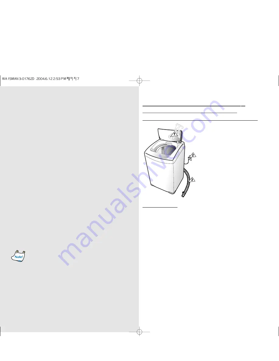 Samsung WA15MA User Manual Download Page 9