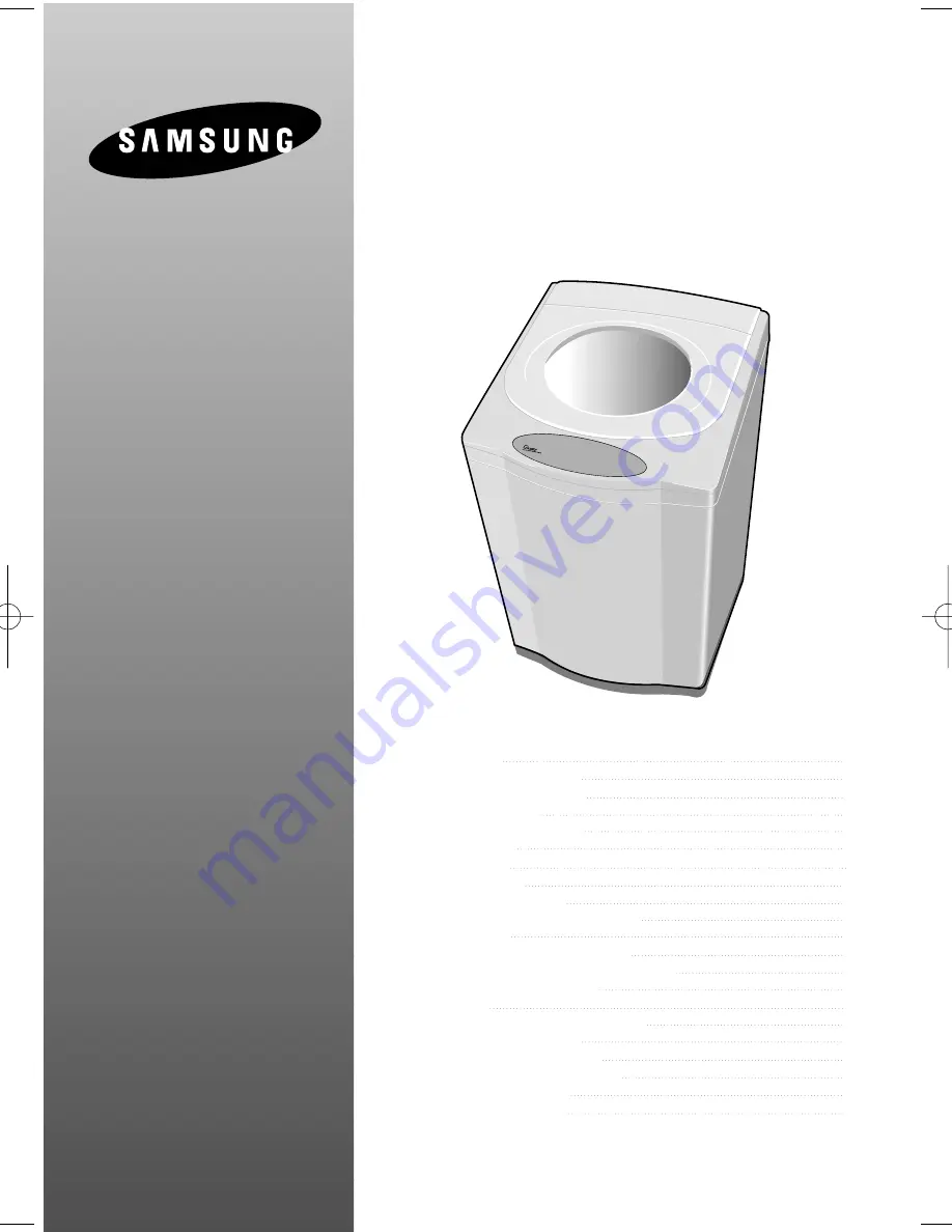 Samsung WA200 Owner'S Instructions Manual Download Page 1