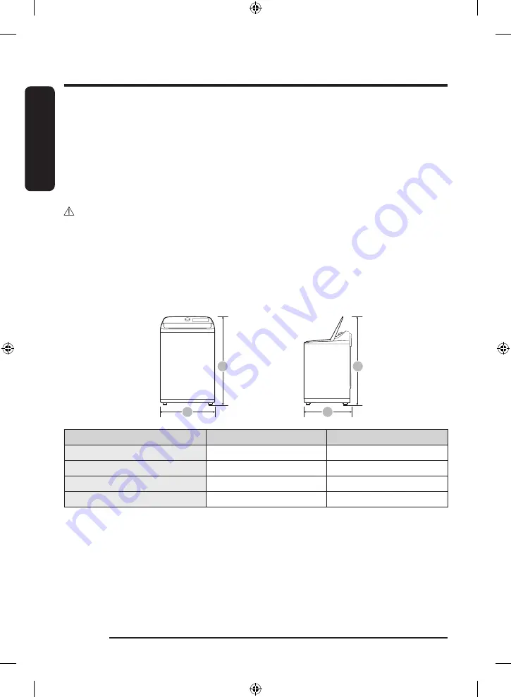 Samsung WA49B5105 Series Скачать руководство пользователя страница 16