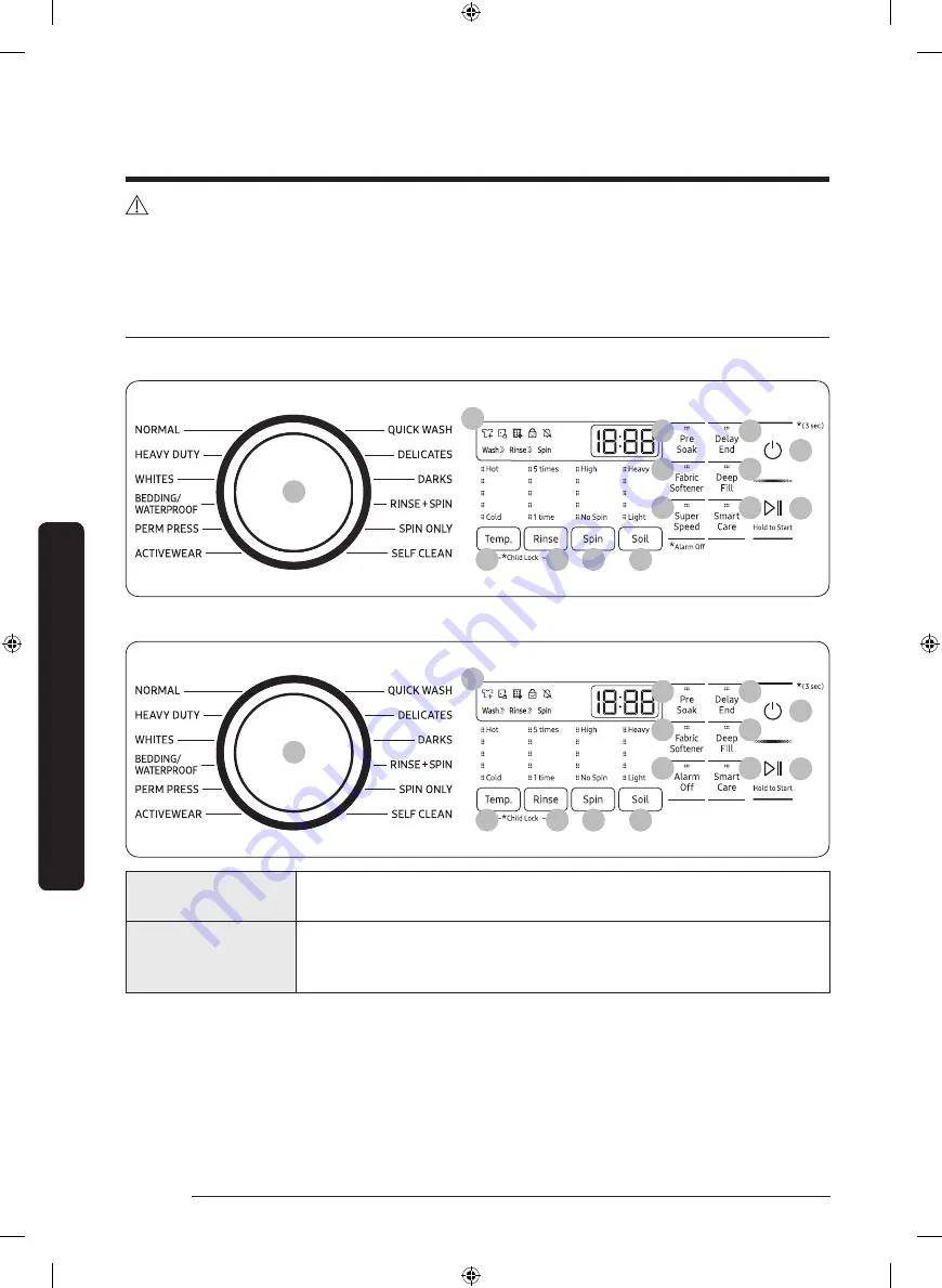 Samsung WA50R5400A Series User Manual Download Page 32