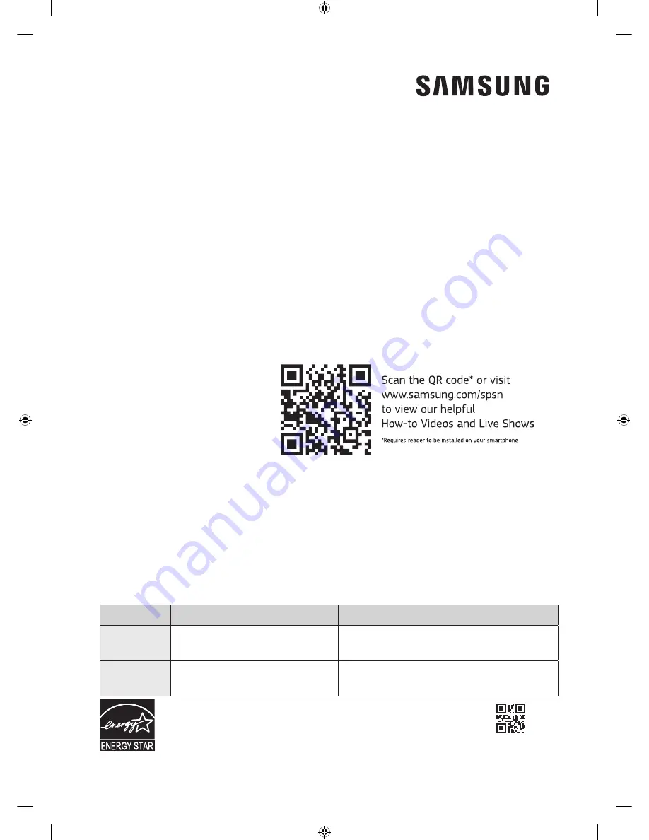 Samsung WA52M8650A Series User Manual Download Page 216