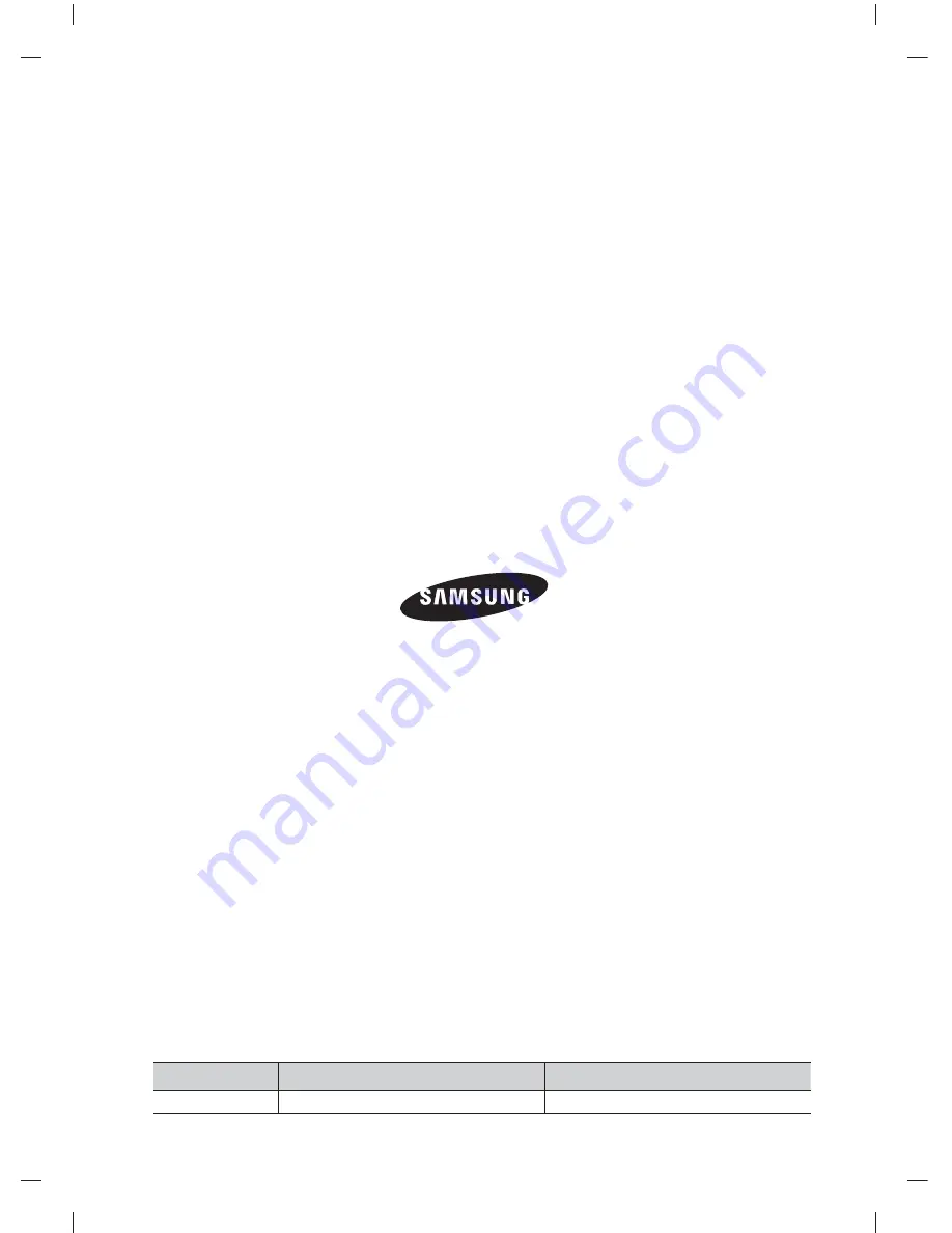 Samsung WA5471AB Series User Manual Download Page 36