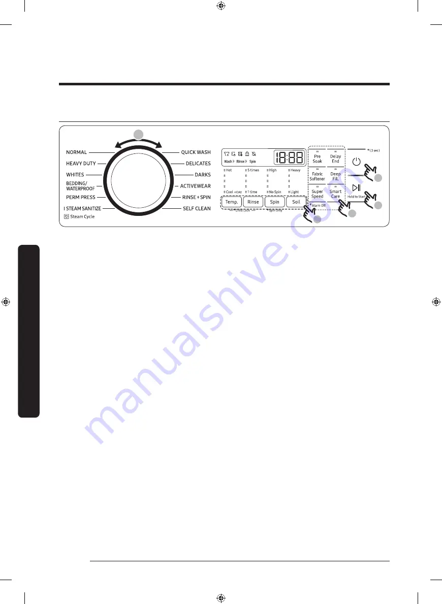 Samsung WA54R7600A Series Скачать руководство пользователя страница 38