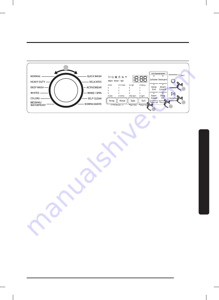 Samsung WA55A7700A Series User Manual Download Page 43