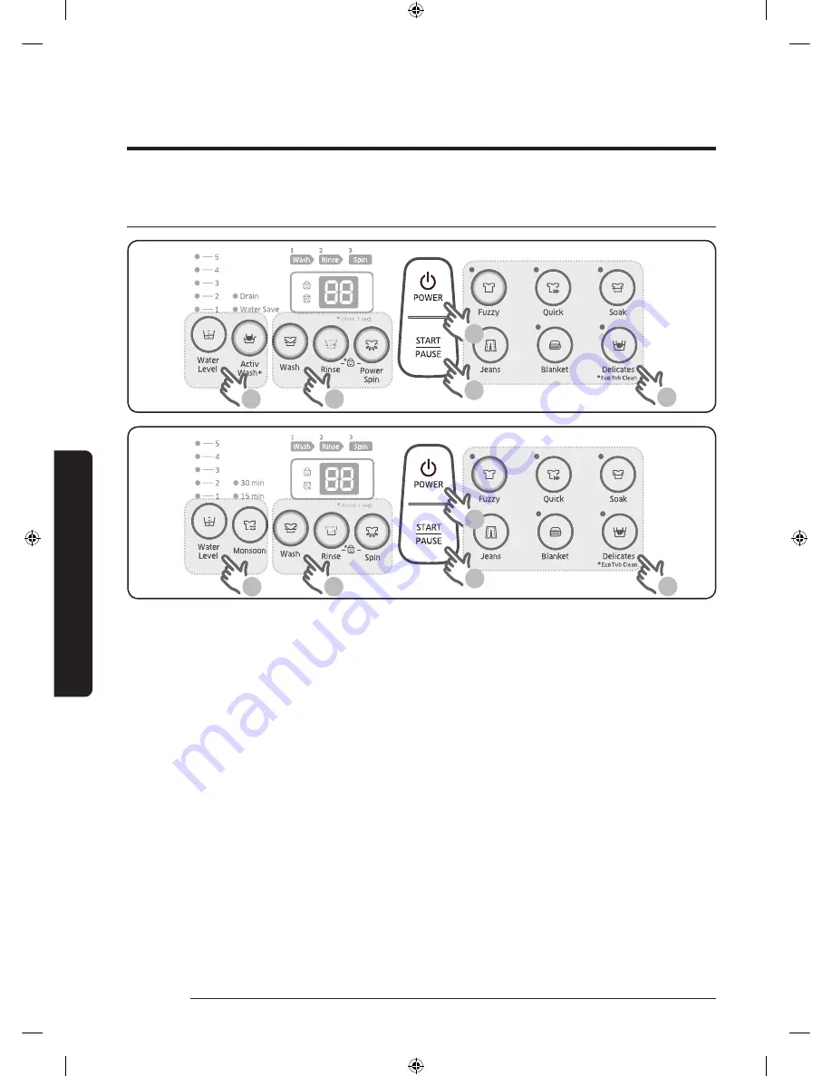 Samsung WA6*M4 Series User Manual Download Page 28