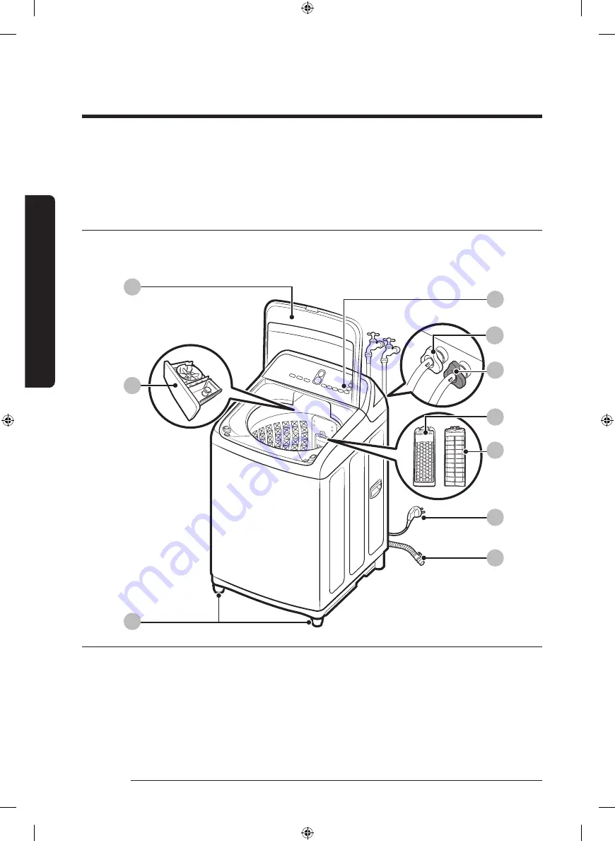 Samsung WA85R6350B Series Скачать руководство пользователя страница 10