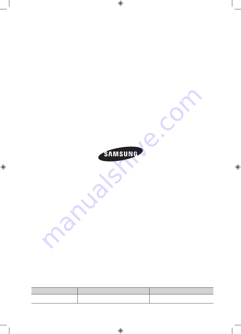 Samsung WD0854W8N User Manual Download Page 44