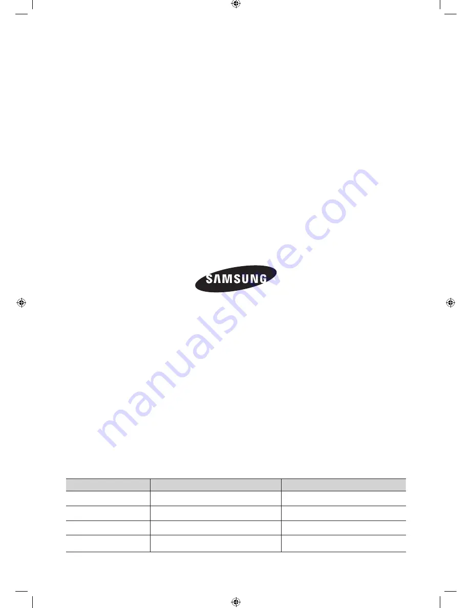 Samsung WD7704C8U User Manual Download Page 180