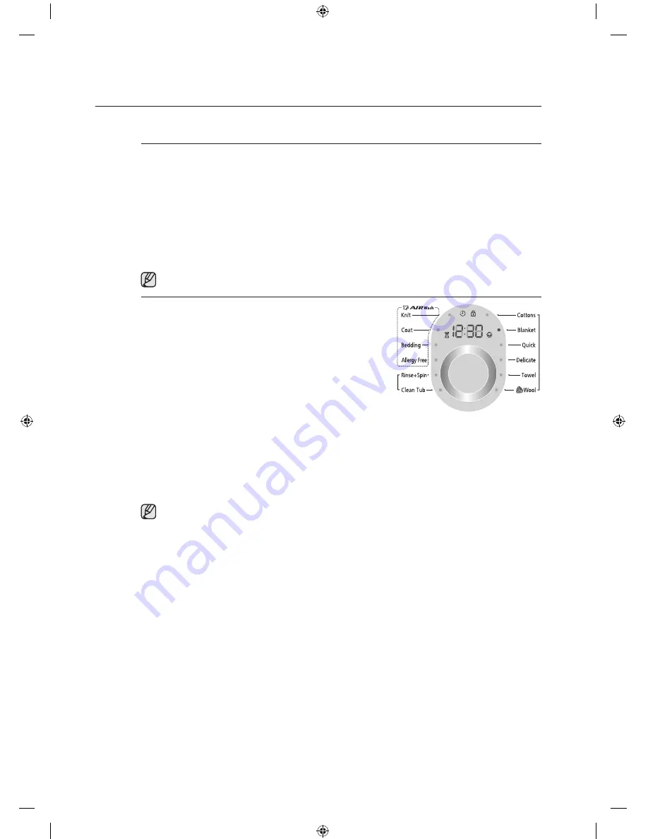 Samsung WD8122CVB Скачать руководство пользователя страница 58