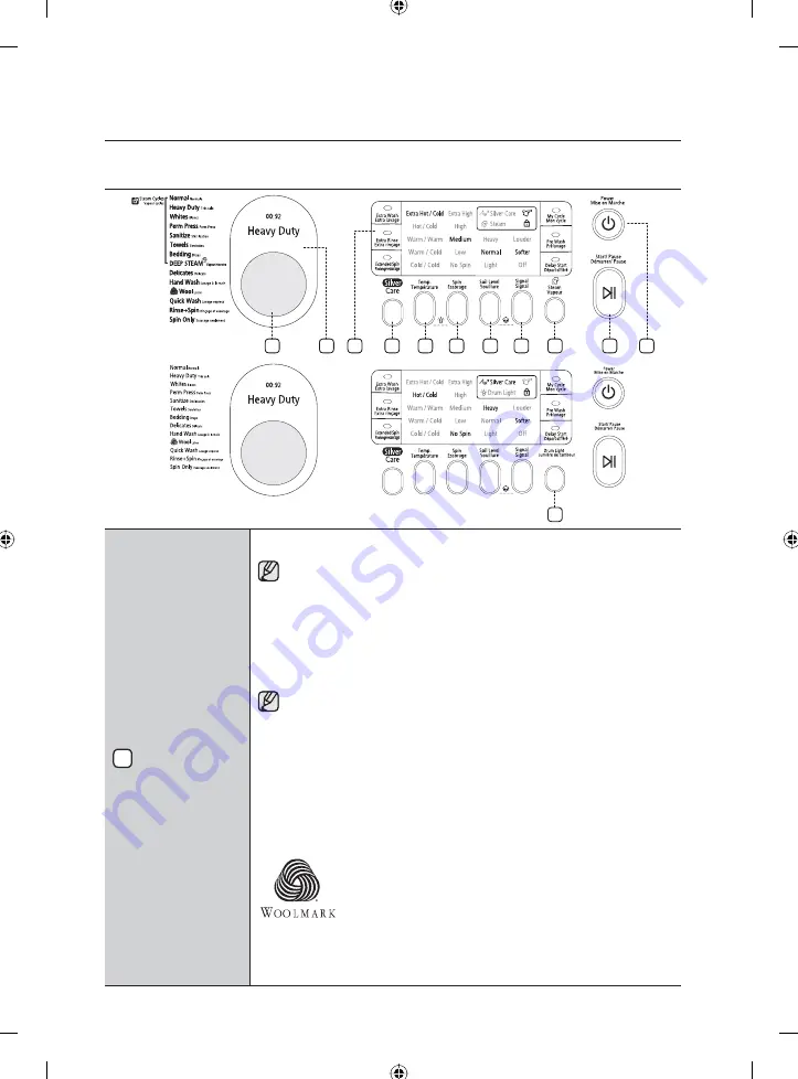 Samsung WF428AAL User Manual Download Page 14