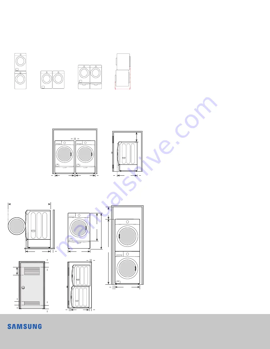 Samsung WF42H5200AF Specifications Download Page 2