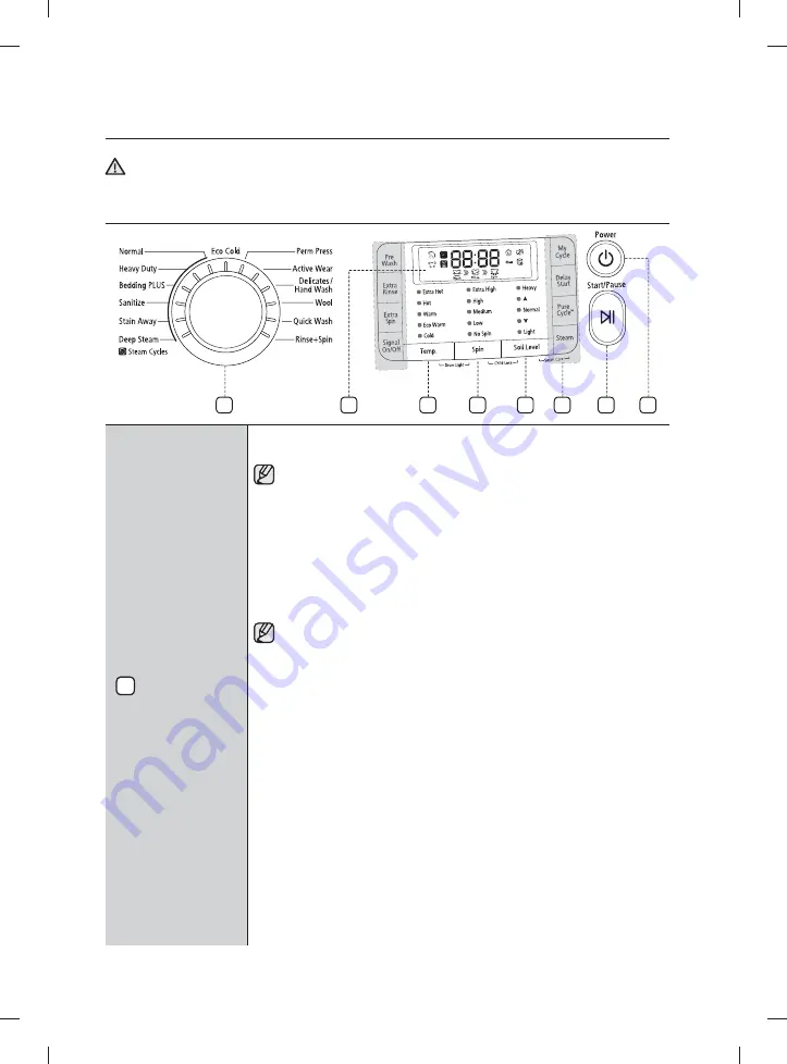 Samsung WF435A GJ Series User Manual Download Page 70