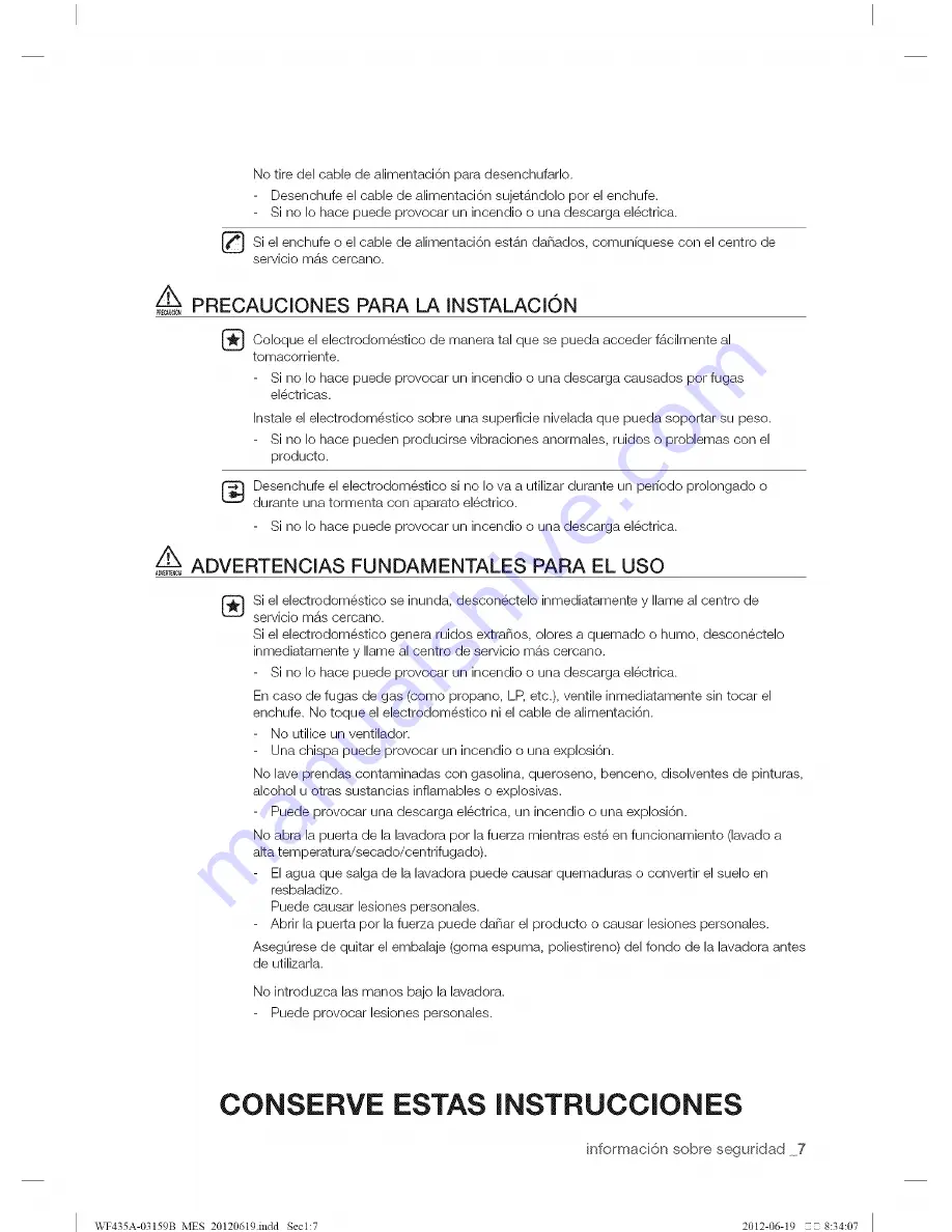 Samsung WF435A Series User Manual Download Page 55