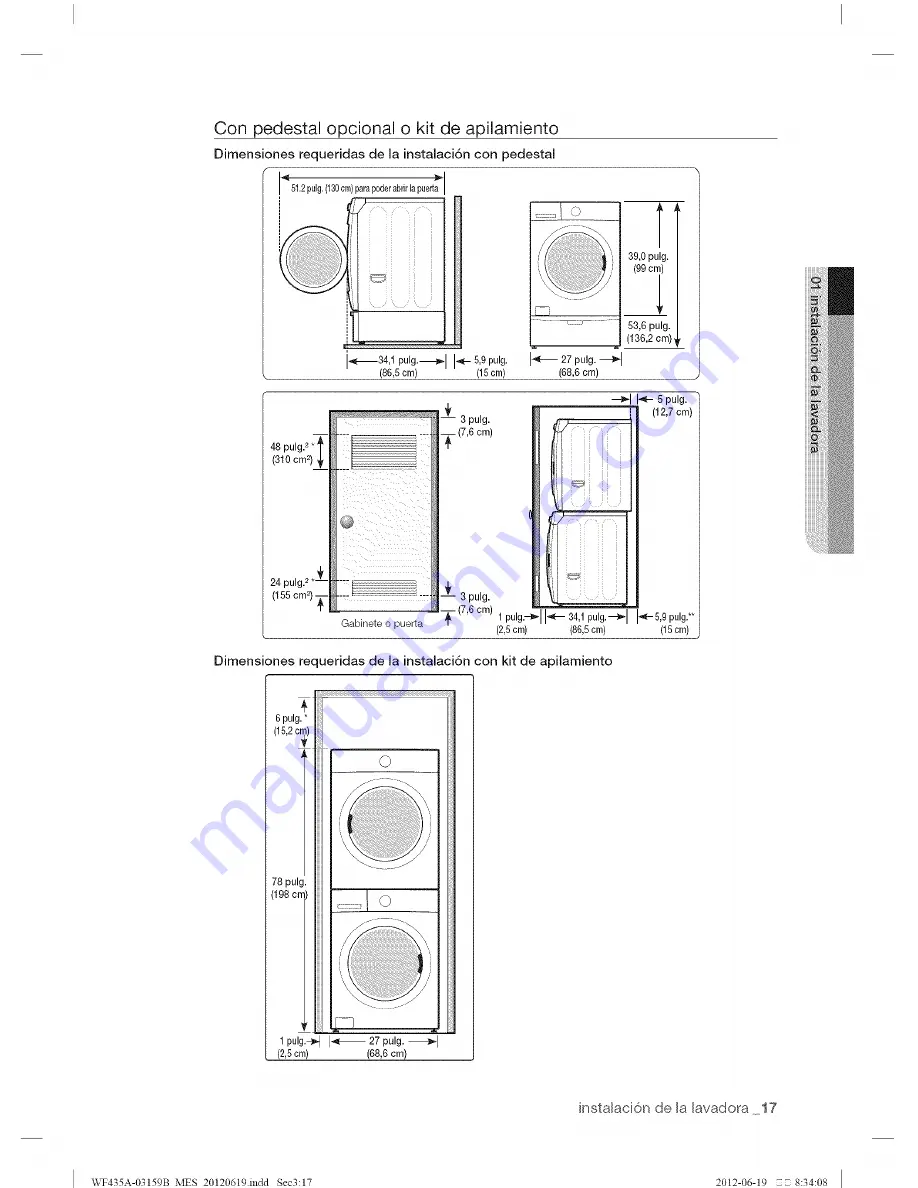 Samsung WF435A Series User Manual Download Page 65